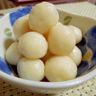 お月見にも☆材料２つ豆腐米粉だんご